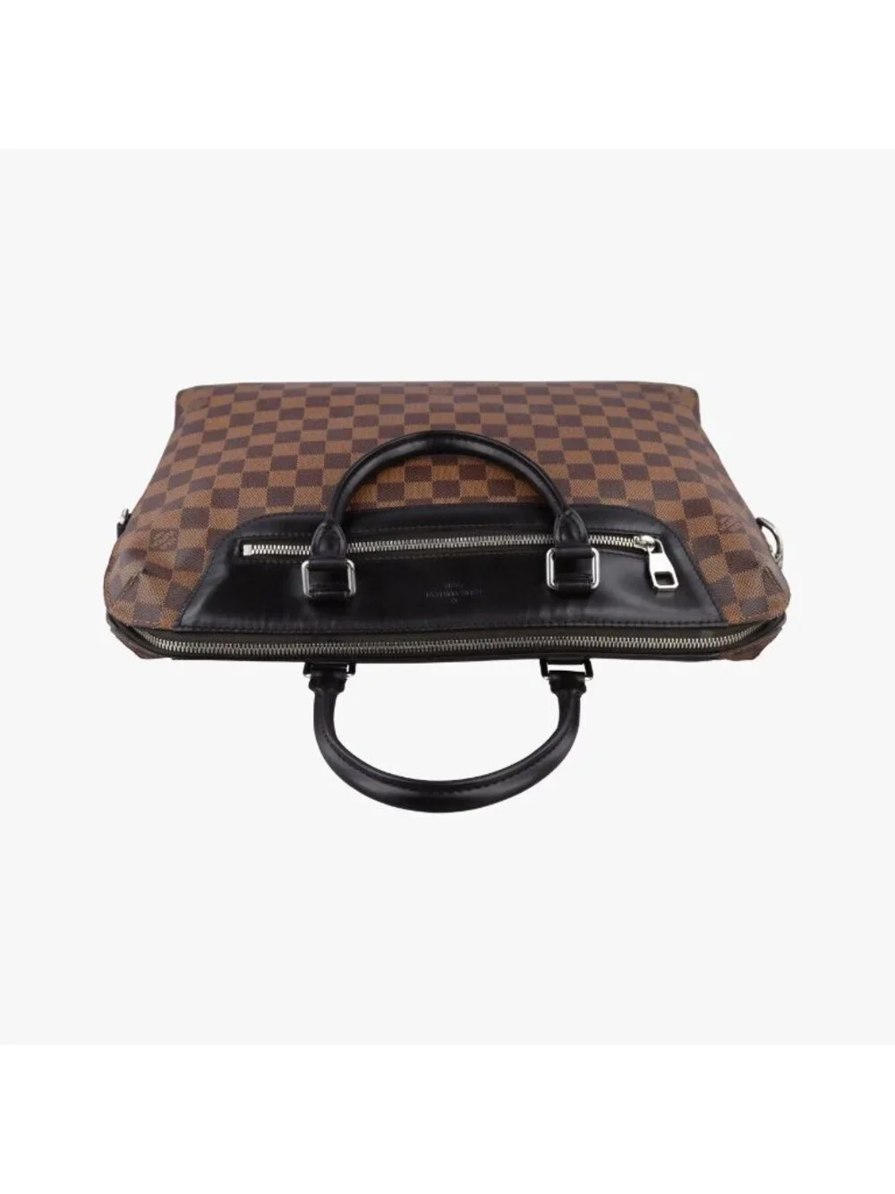 Louis Vuitton Pdj Porte Documents Jules Ebene Noir Damier Canvas Leather